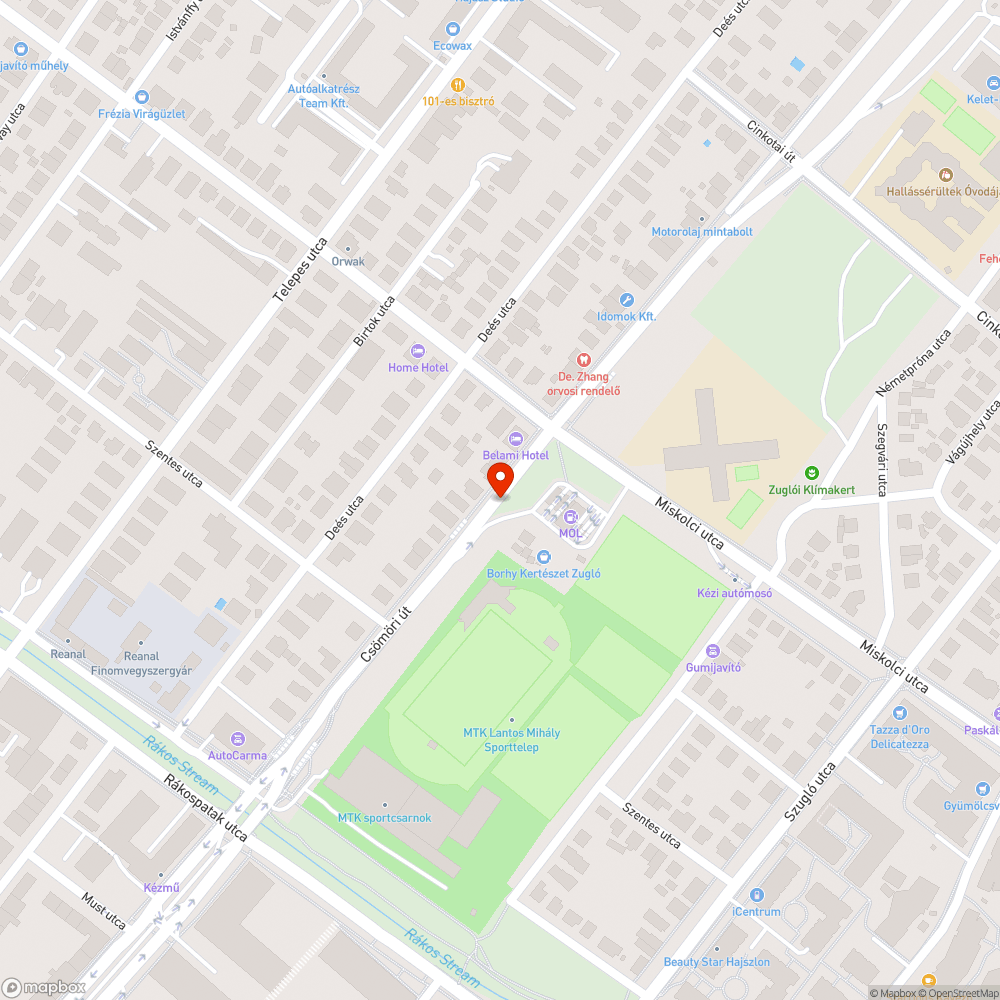 Elektromos szekrény bejelentés helye