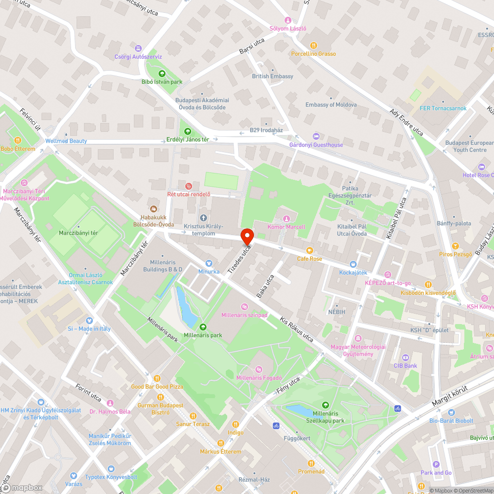 Szemét bejelentés helye