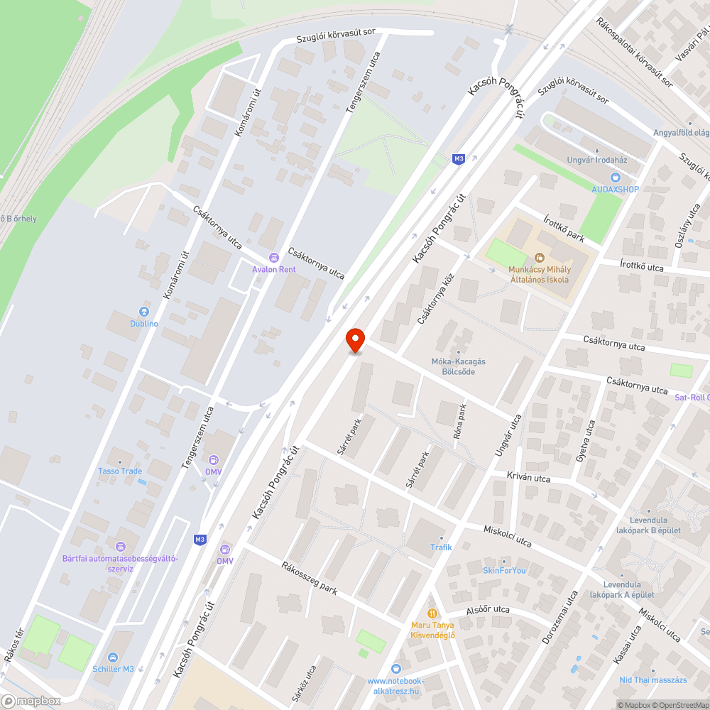 Illegális szemétlerakás bejelentés helye