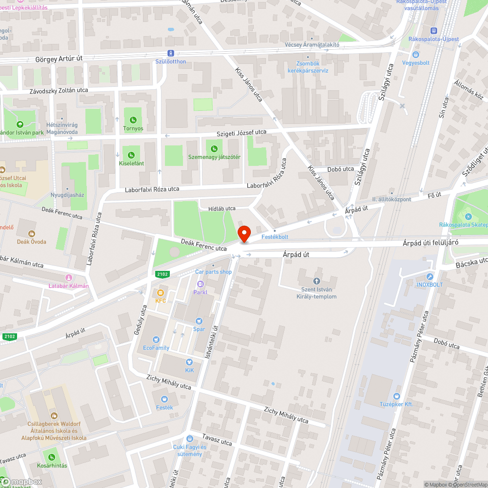 Megsemmisült forgalomsegítő tükör bejelentés helye