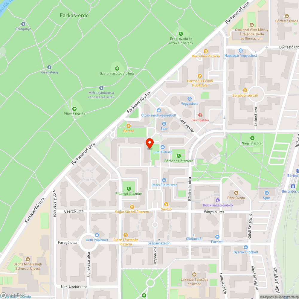 Ránőtt a fa a házra bejelentés helye