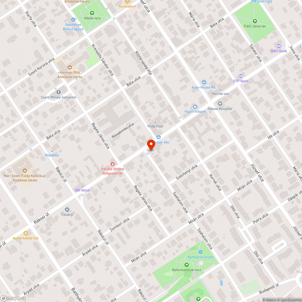 Besüllyedt járda bejelentés helye