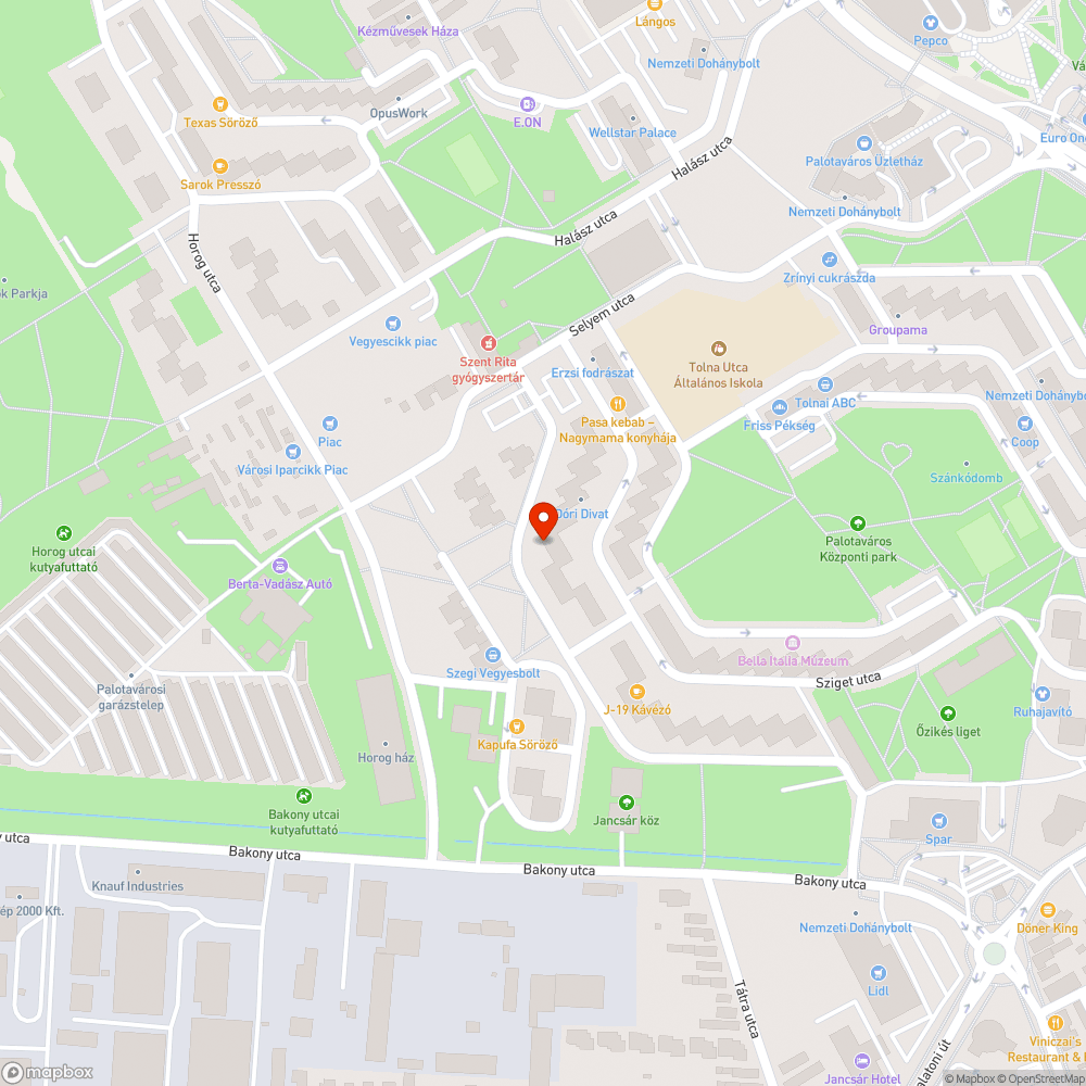 Felfestések hiánya a parkolóban bejelentés helye