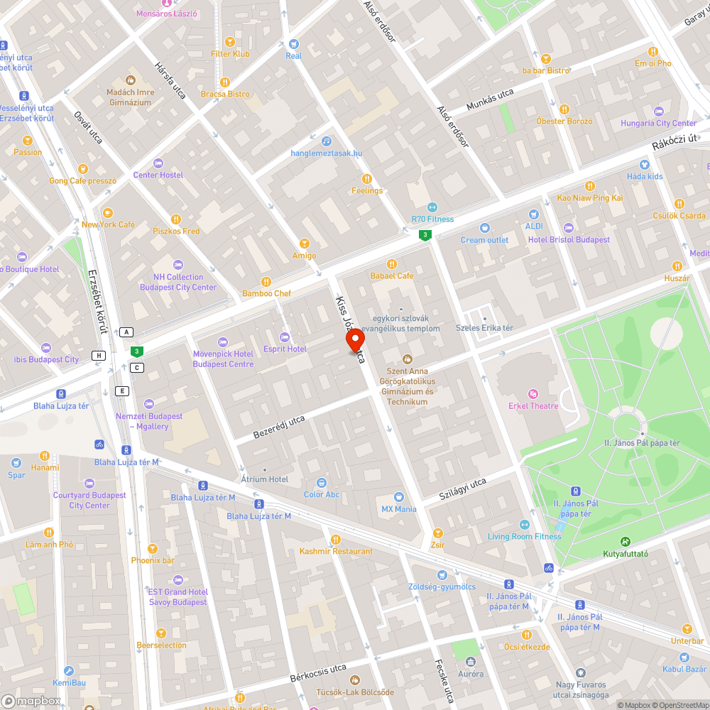 Kisbolt tragikus utcafrontja bejelentés helye