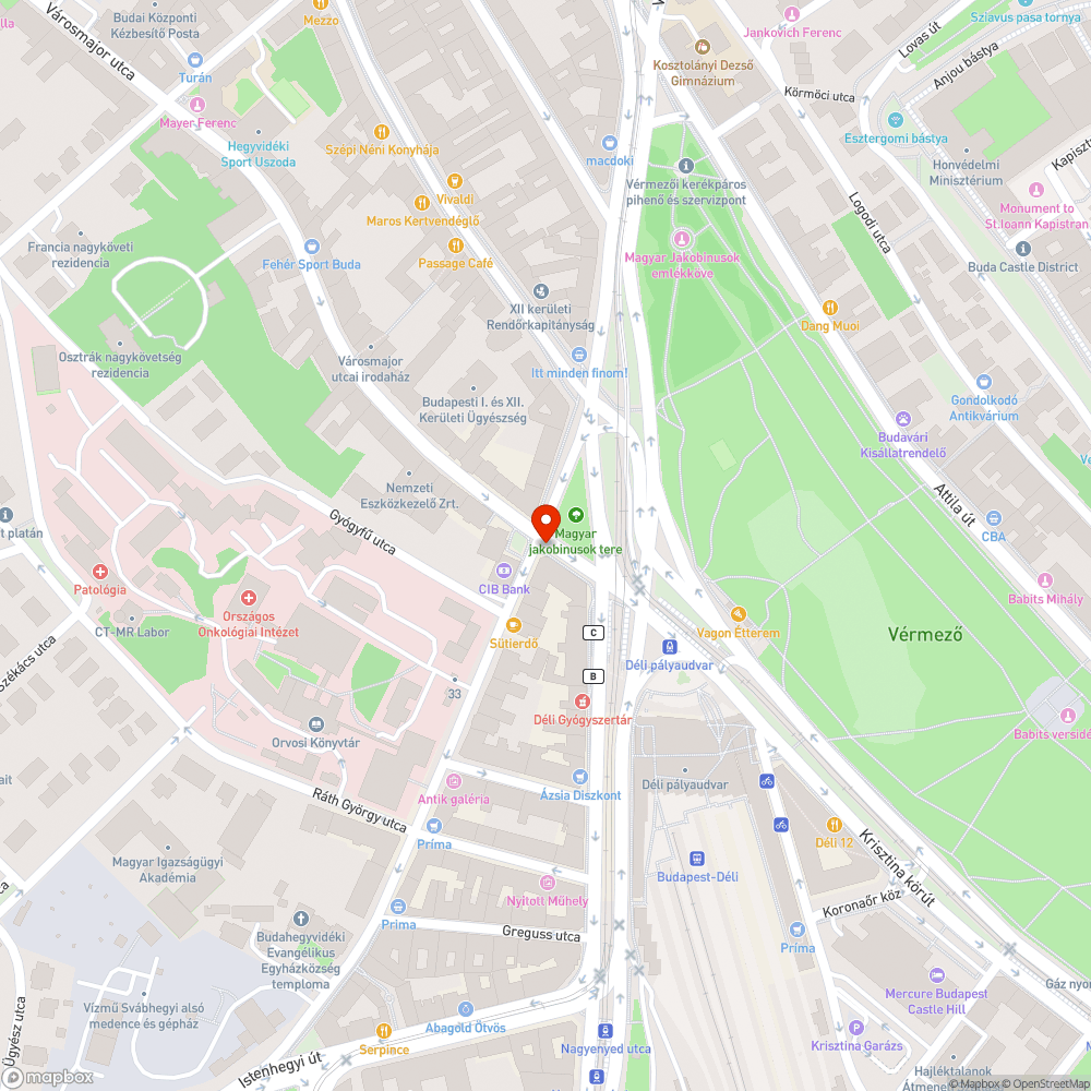 Gyalogos jelzőlámpa sérült bejelentés helye