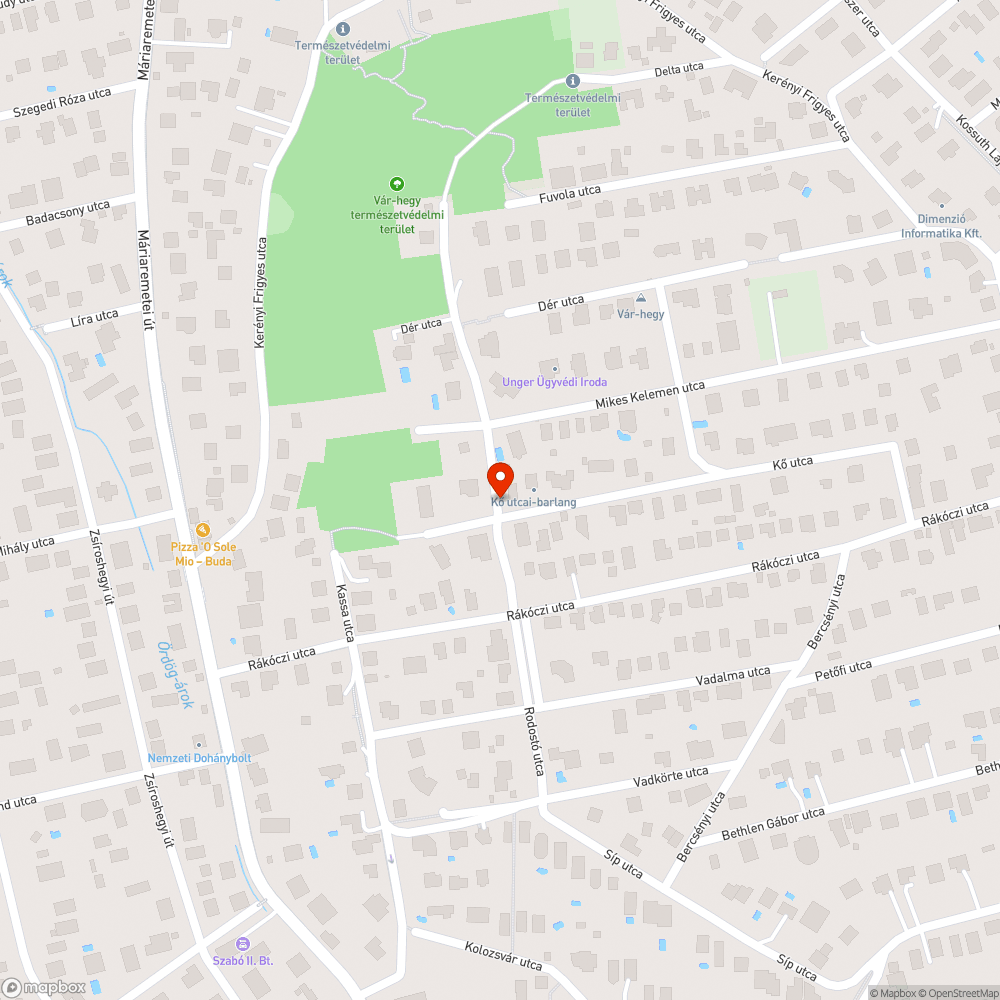 Eldugult vízelvezető csatorna bejelentés helye