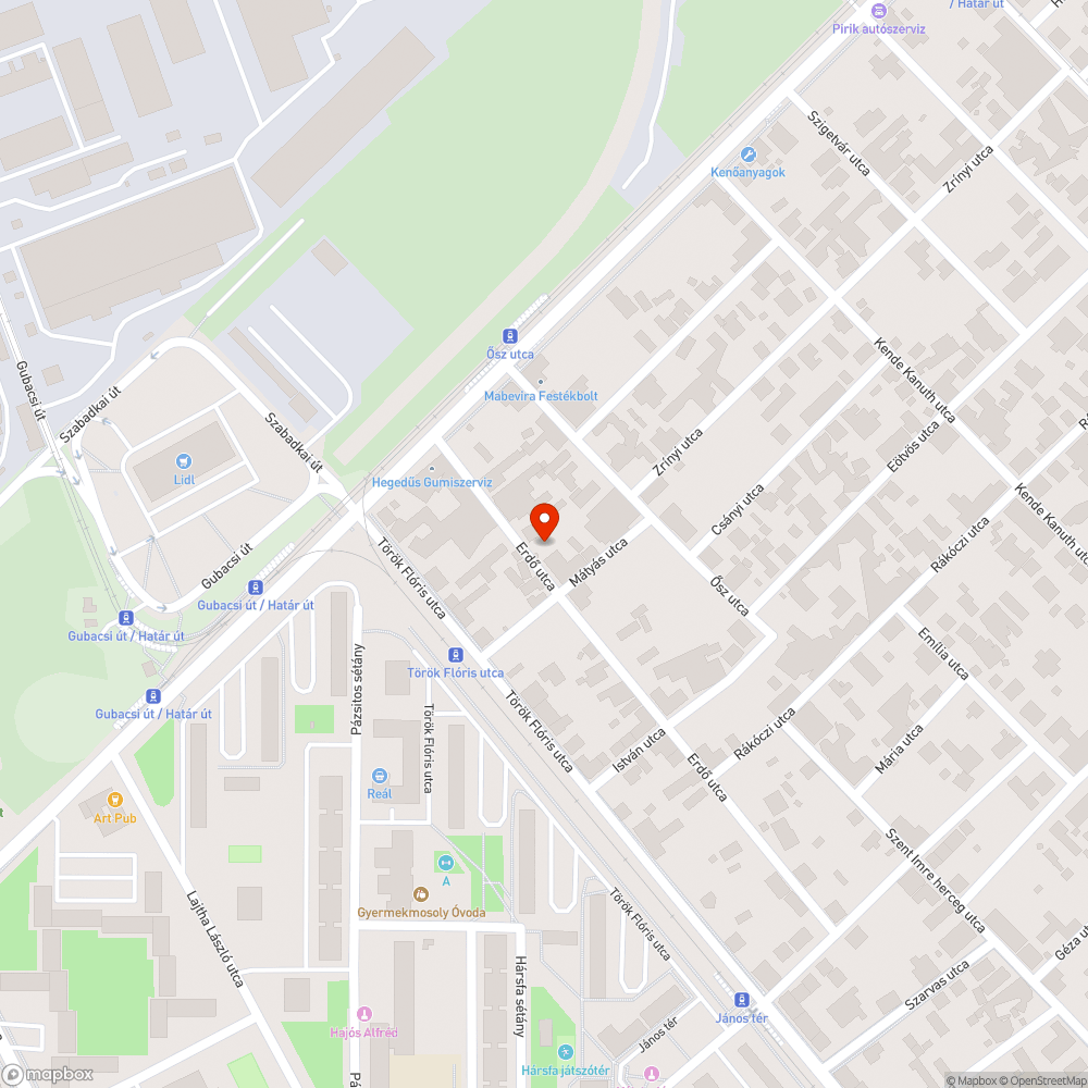 Szemetes víznyelő bejelentés helye