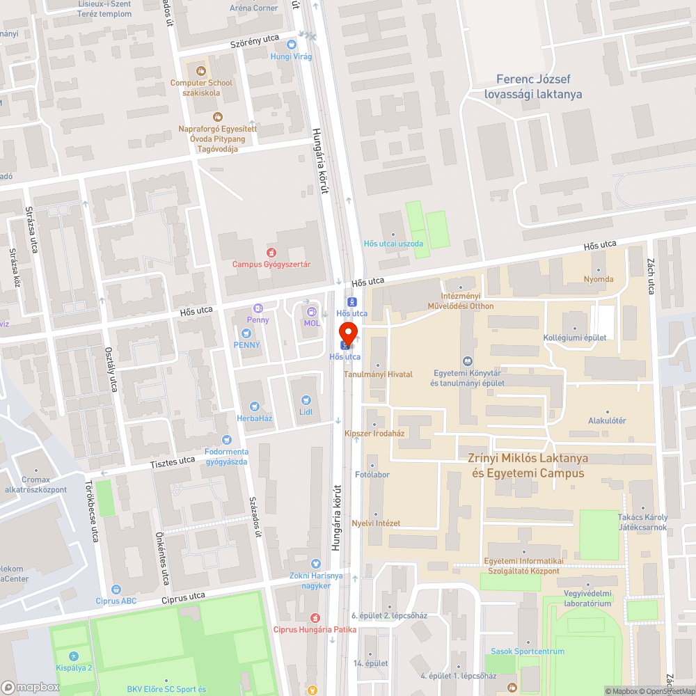 Szeméttel teli vízelvezető bejelentés helye