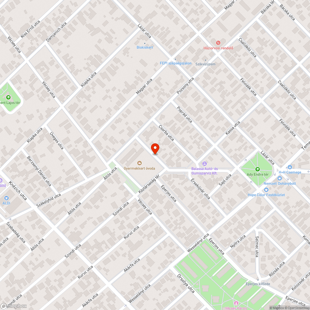 Fatuskó bejelentés helye