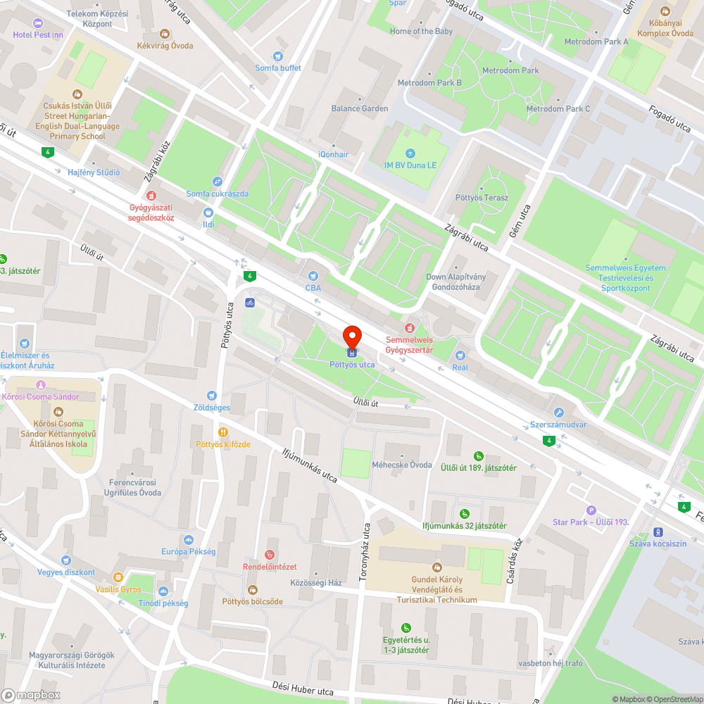 Pöttyös metrómegálló fal takarítás bejelentés helye