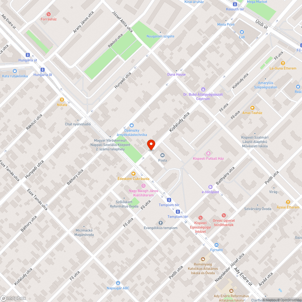 Esőelvezető csatornafedlap besüllyedve bejelentés helye