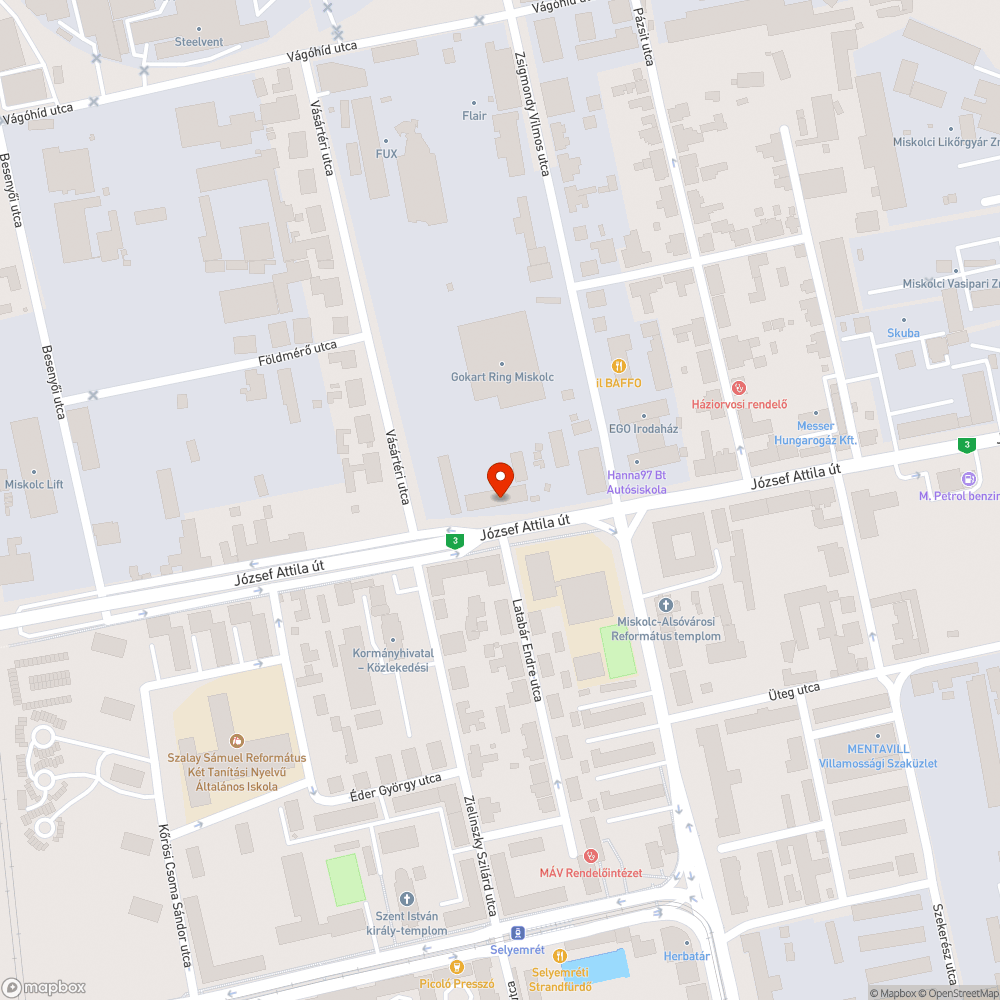 Fedlap botlásveszélyes bejelentés helye