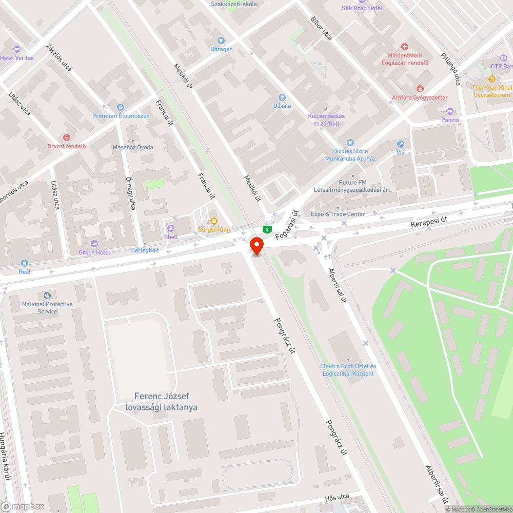 Trolibusz elektromos szekrény csere bejelentés helye