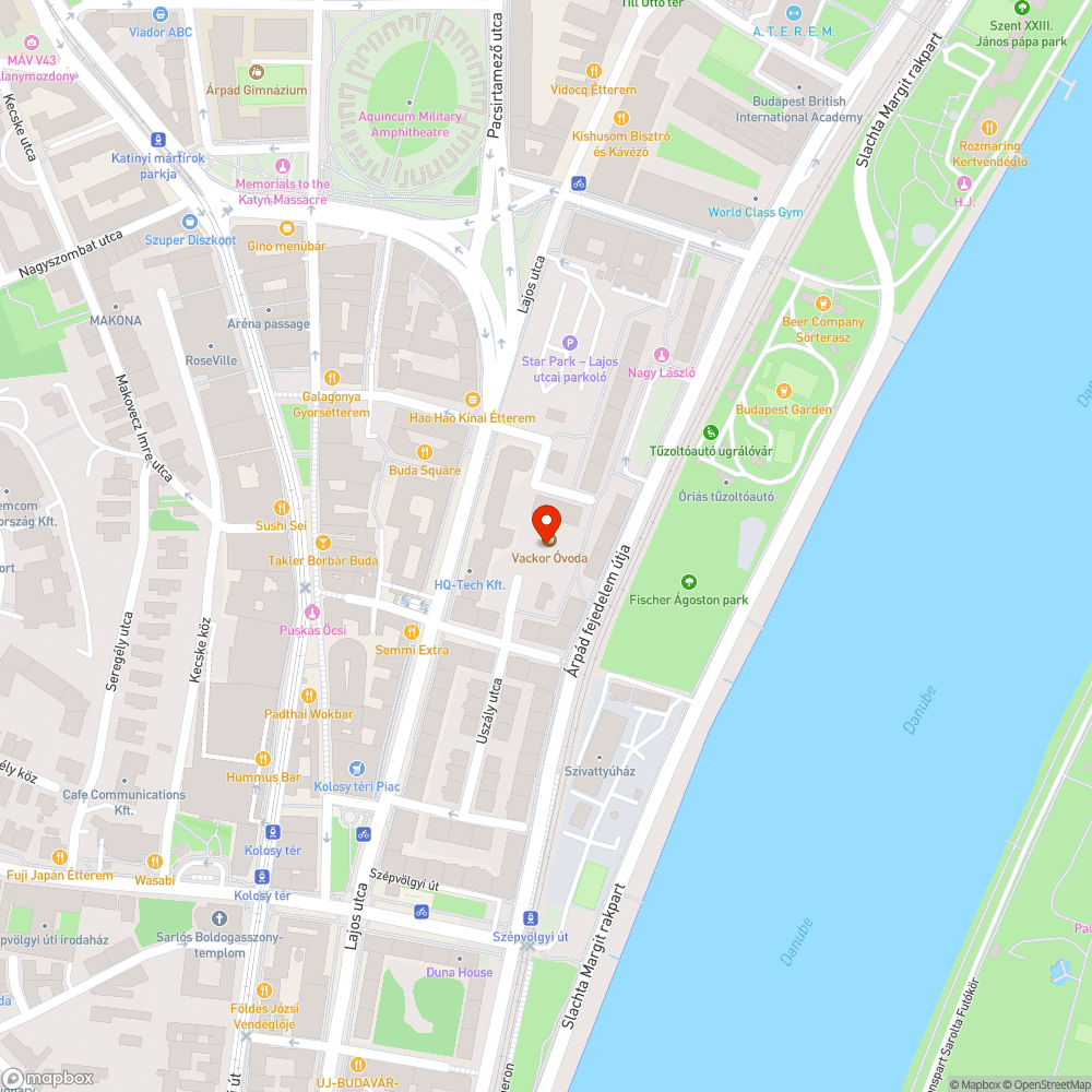 Óbudai Vackor Óvoda melletti szemét felszámolása bejelentés helye