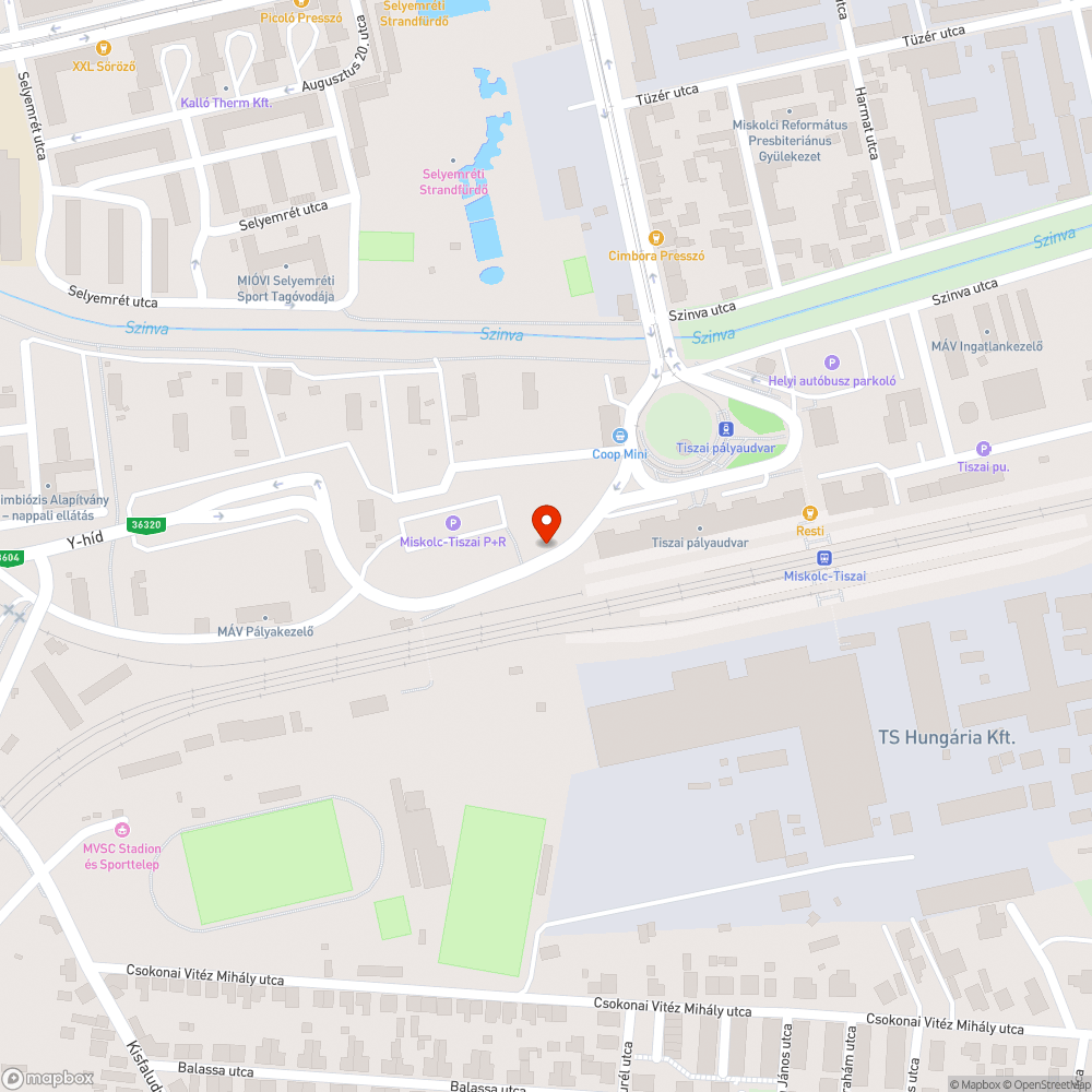 Teljesen eldugult esővízelvezető bejelentés helye