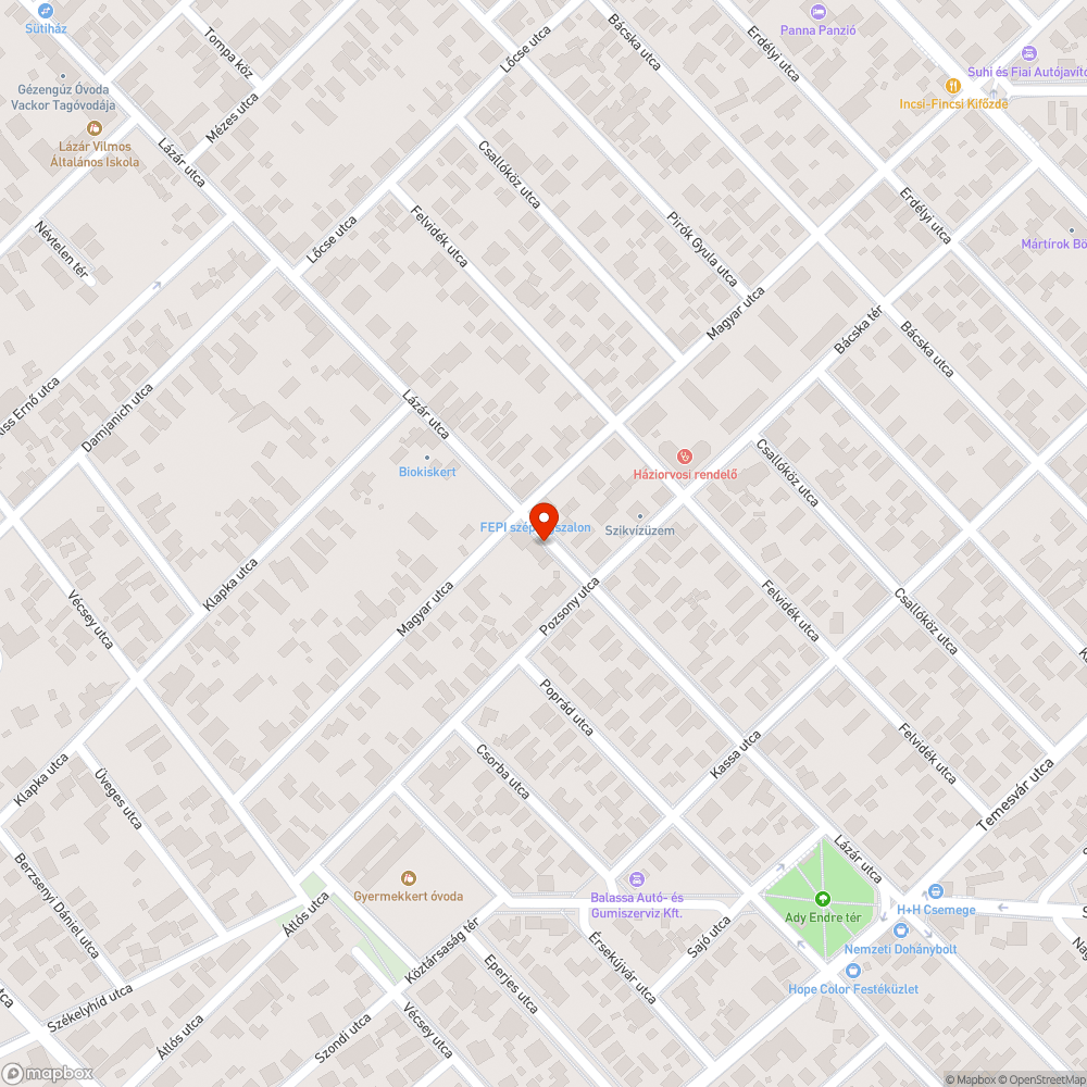 Levert szemetes bejelentés helye