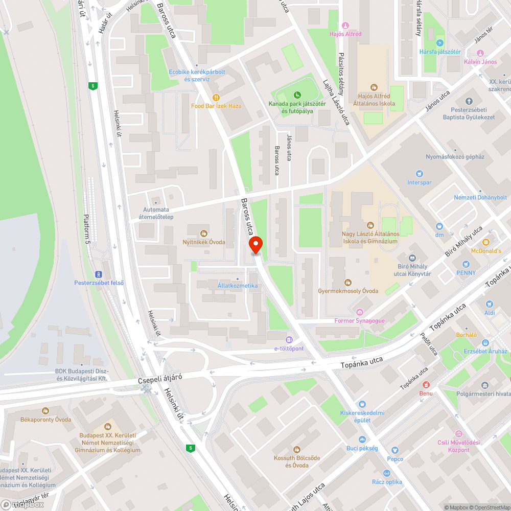 Lakó-pihenő övezet kialakítása bejelentés helye