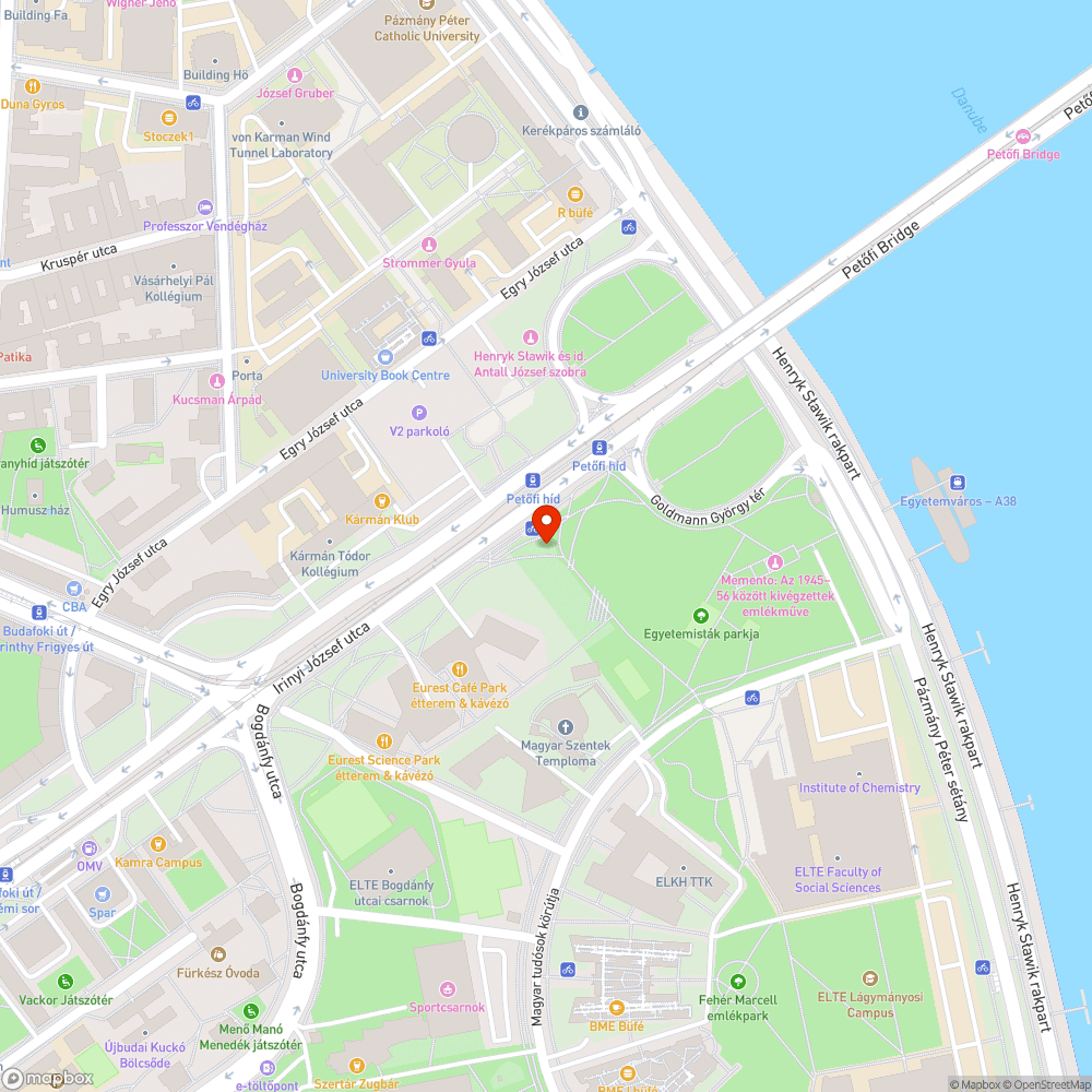 Sérült pad bejelentés helye