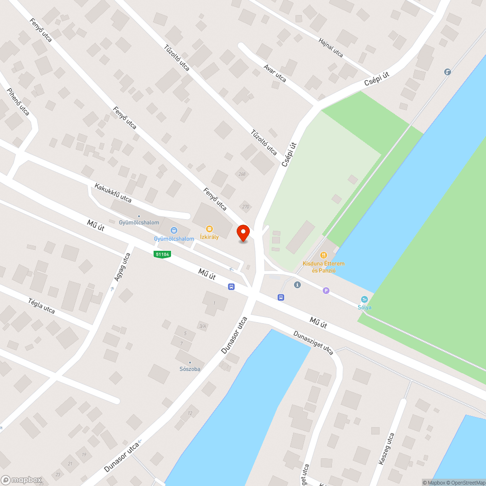 Olvashatatlan utcanévtábla bejelentés helye