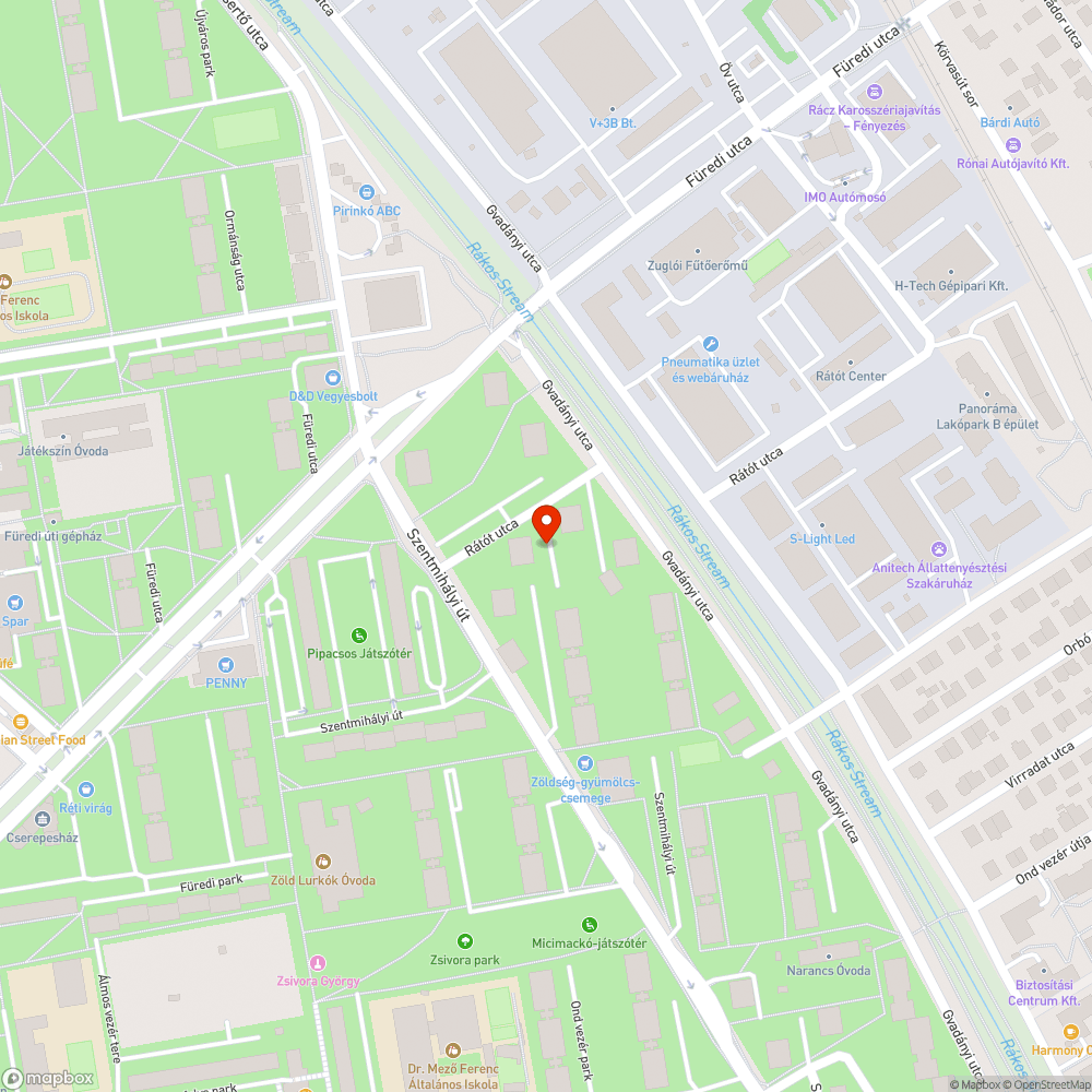 Kidőlt fa bejelentés helye