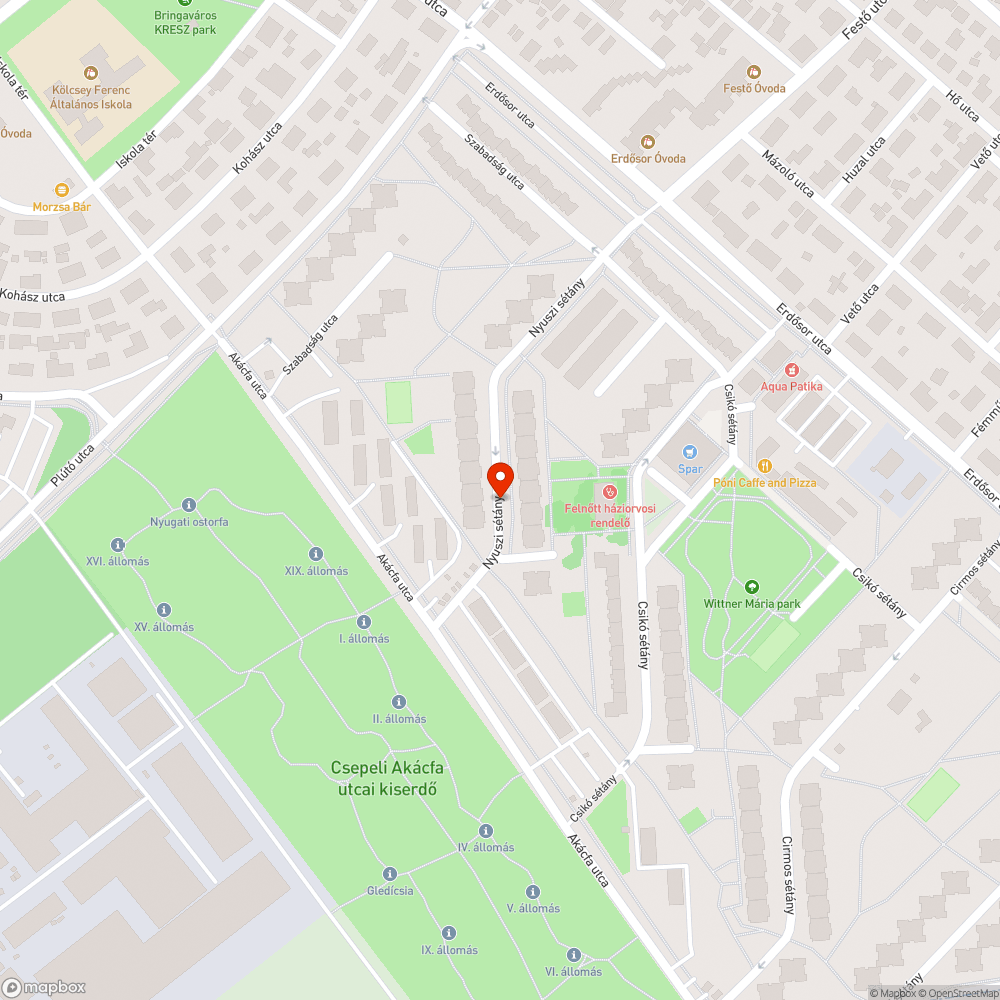 Eldőlt közlekedési tábla bejelentés helye