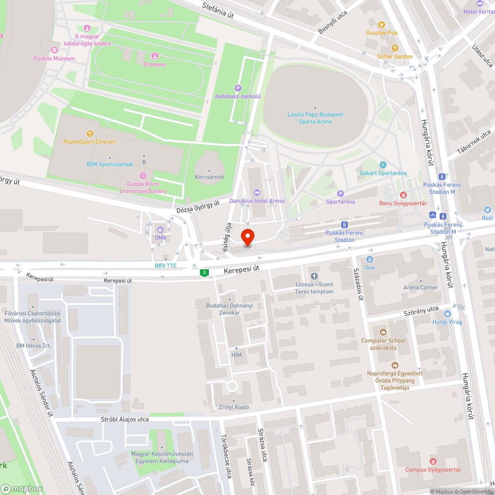 Üres fahelyek bejelentés helye