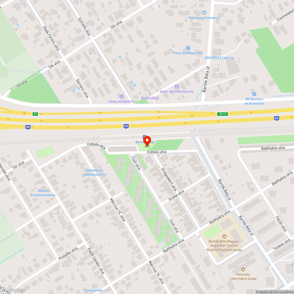 A madárodú leesett bejelentés helye