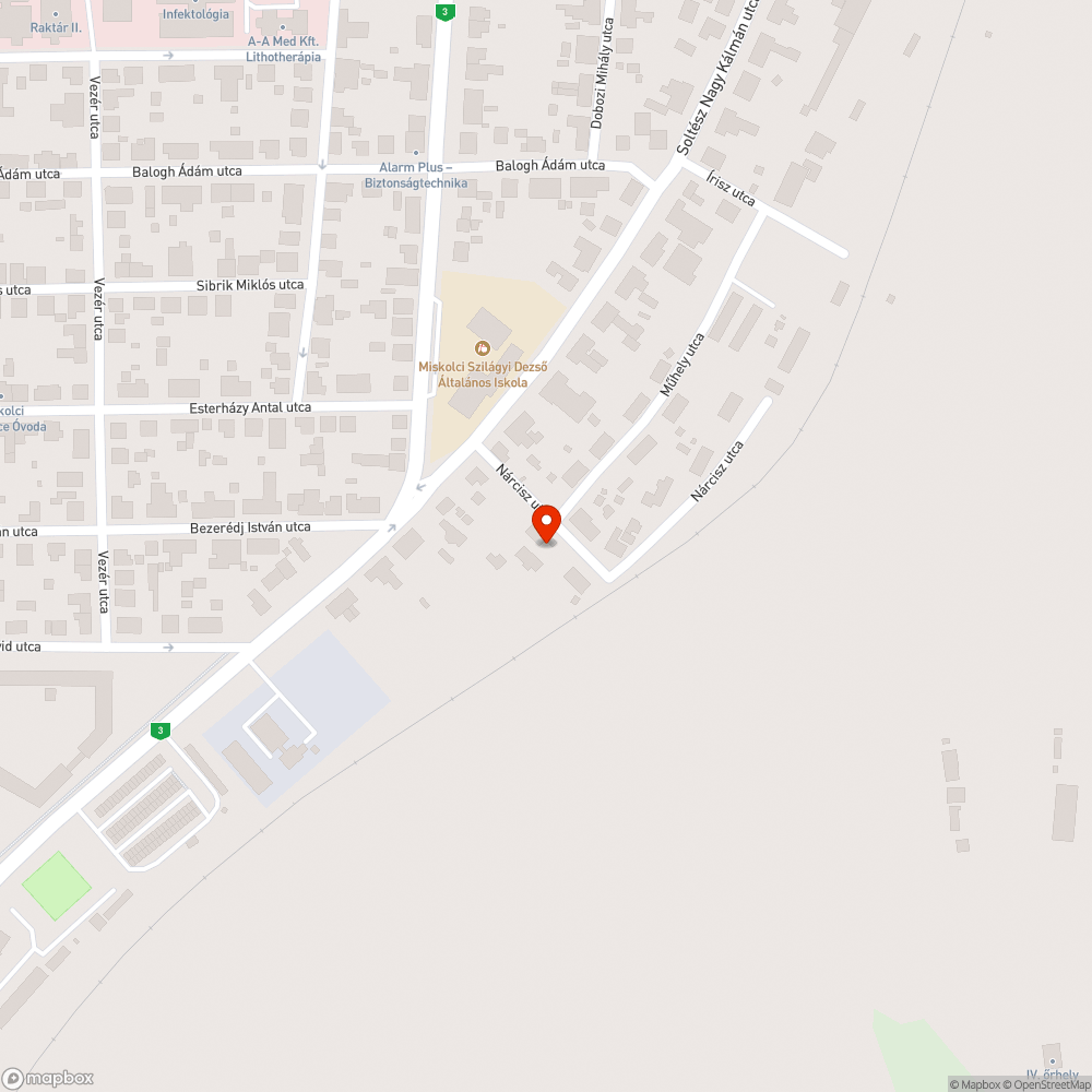 Elhanyagolt terület bejelentés helye