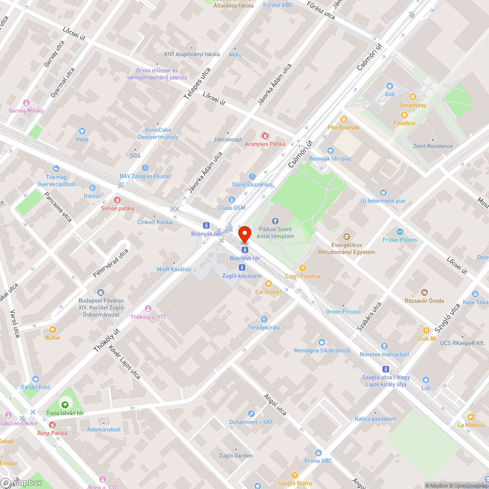 BKK-automata bejelentés helye