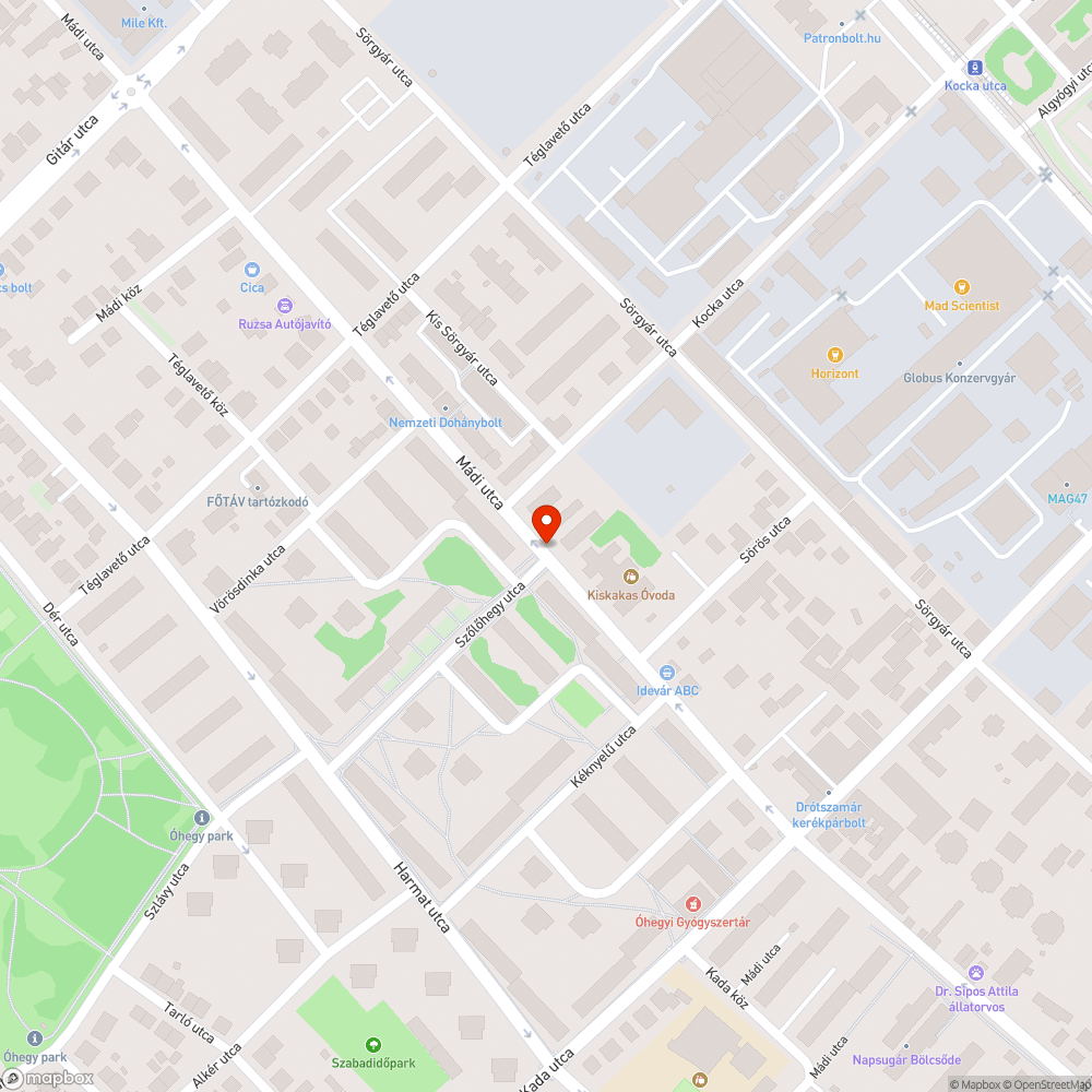 Gyalogátkelő felfestése bejelentés helye