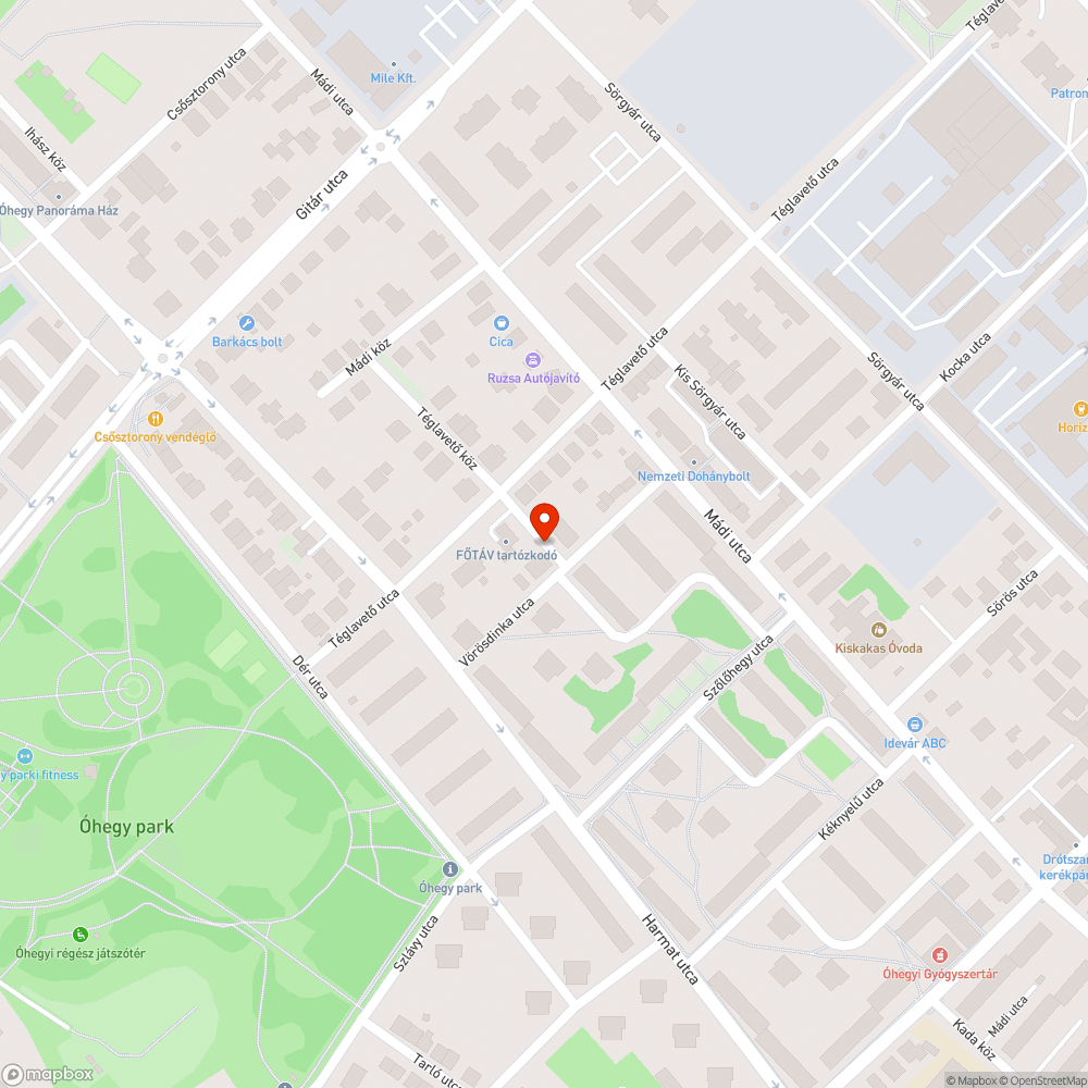 Elhagyott jármű lejárt műszakival bejelentés helye