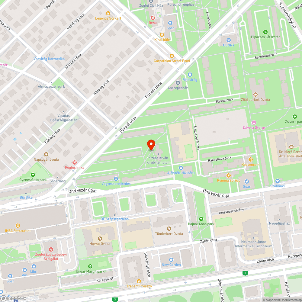 A térkő felpúposodása bejelentés helye