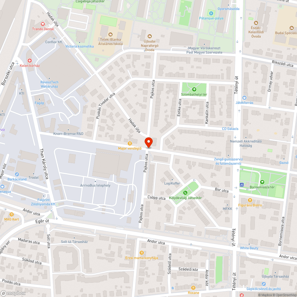 Kidőlt fűzfa bejelentés helye