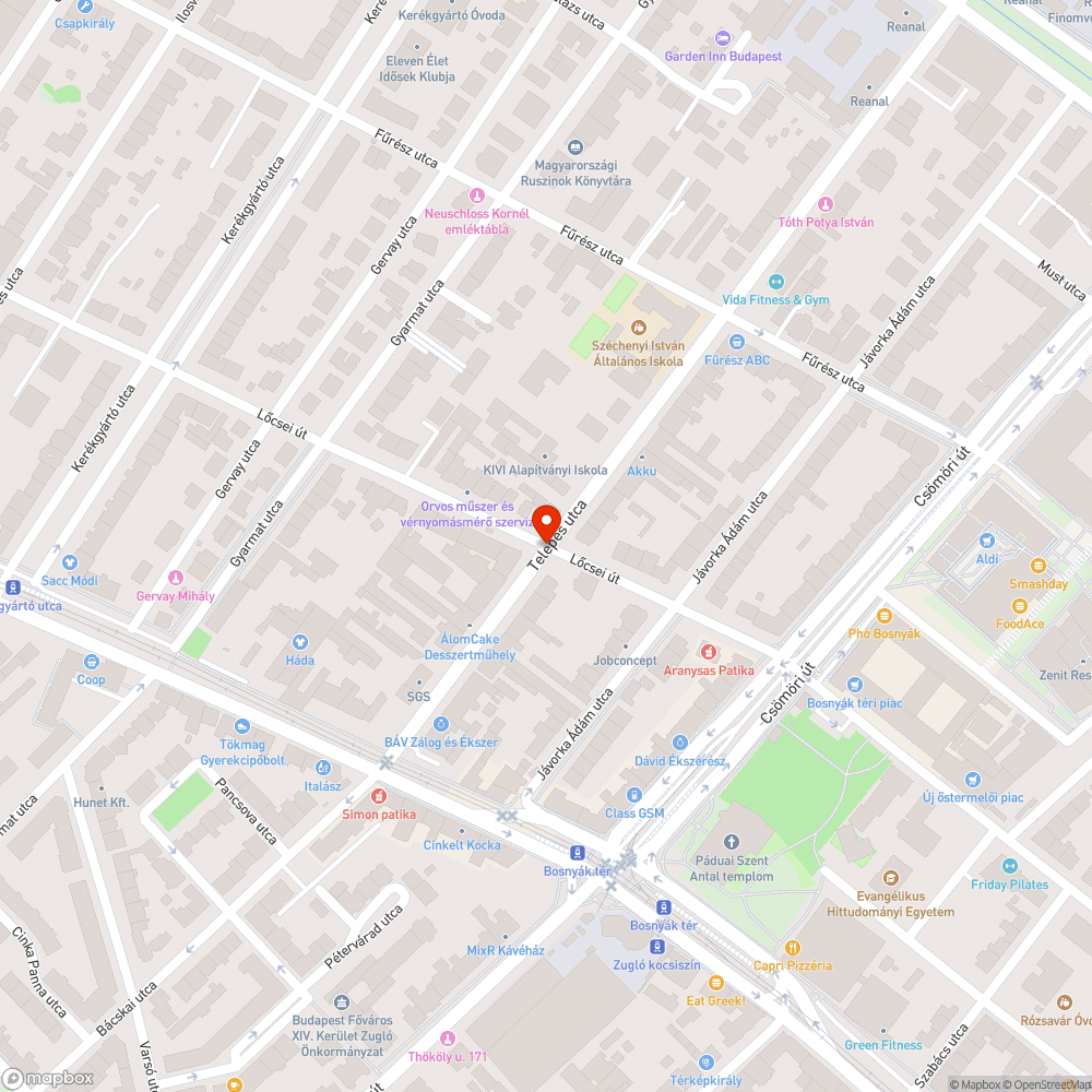 Beláthatatlan kereszteződés bejelentés helye