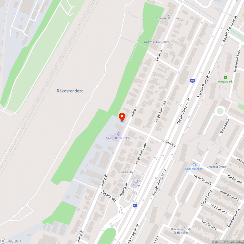 Roncs bejelentés helye