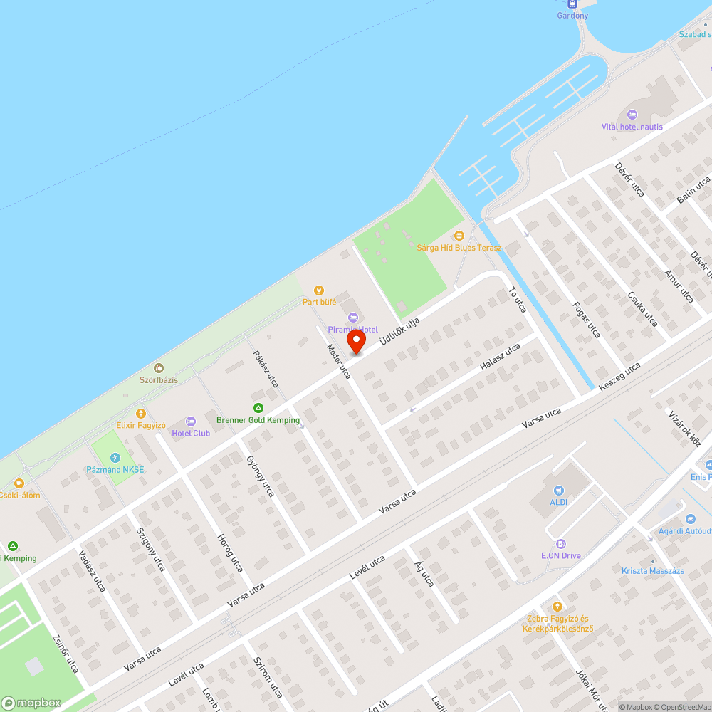 Gyökér által felnyomott útszakasz bejelentés helye