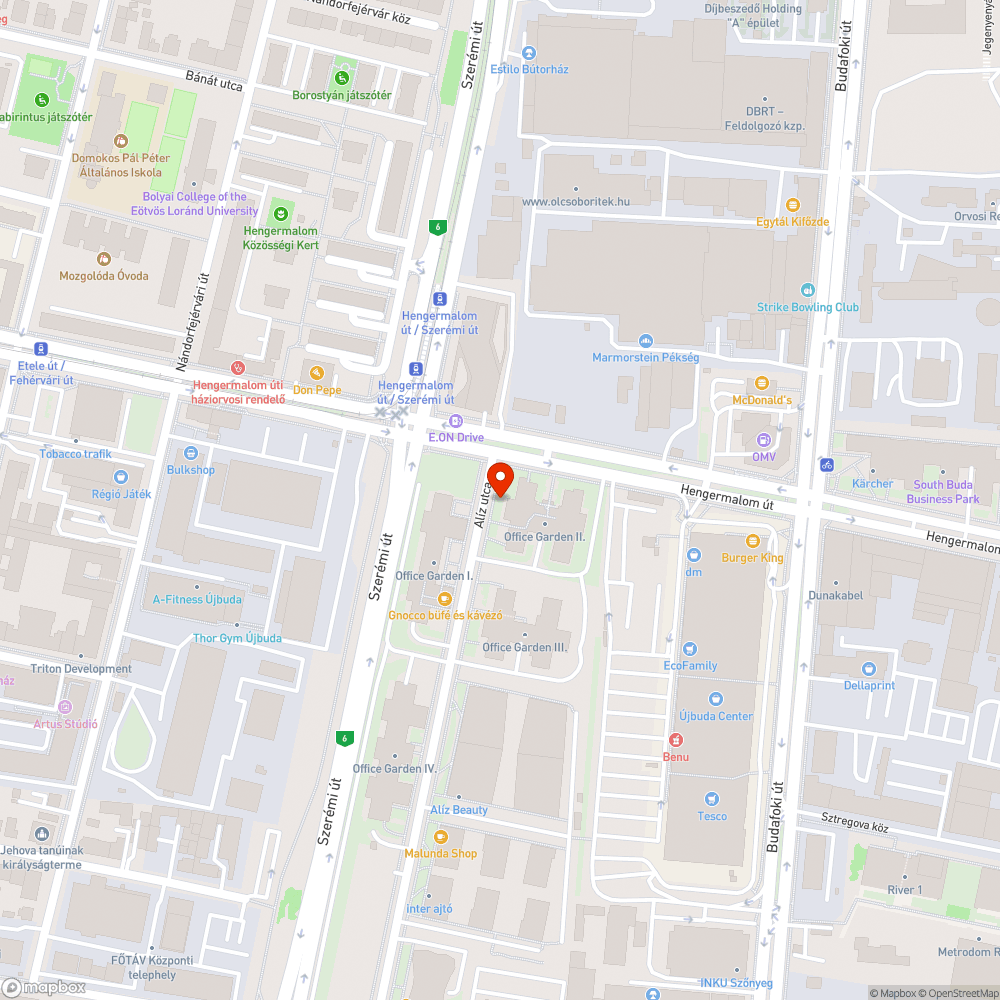 Lámpa nélküli zebra bejelentés helye