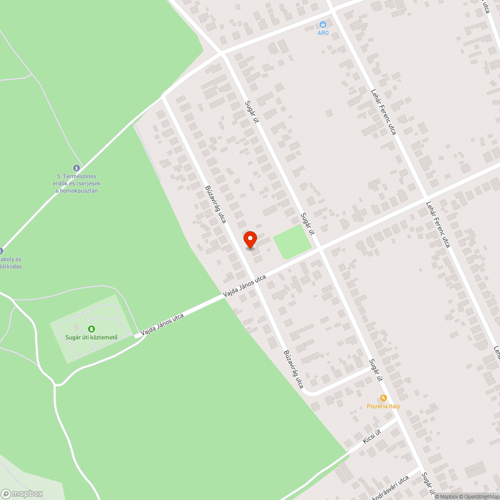 Nem működő közvilágítás bejelentés helye