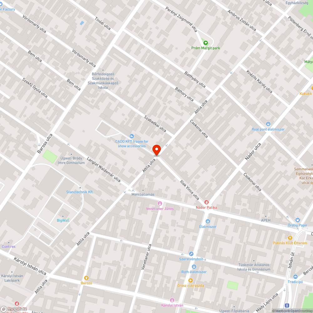 Morzsálódó járda bejelentés helye