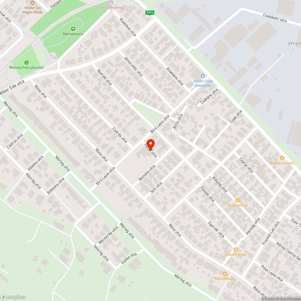 Közvilágítás bejelentés helye