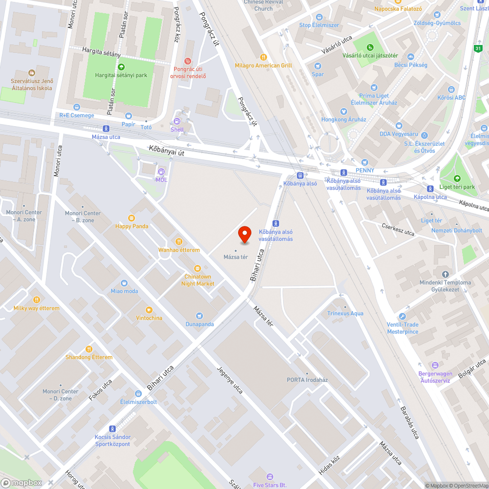 Kiszáradt nagy fa bejelentés helye