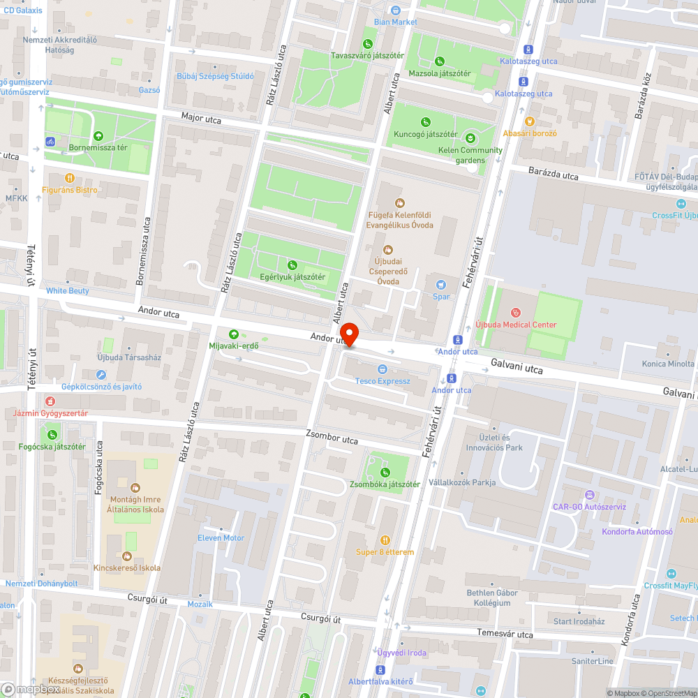 Kidőlt oszlop bejelentés helye