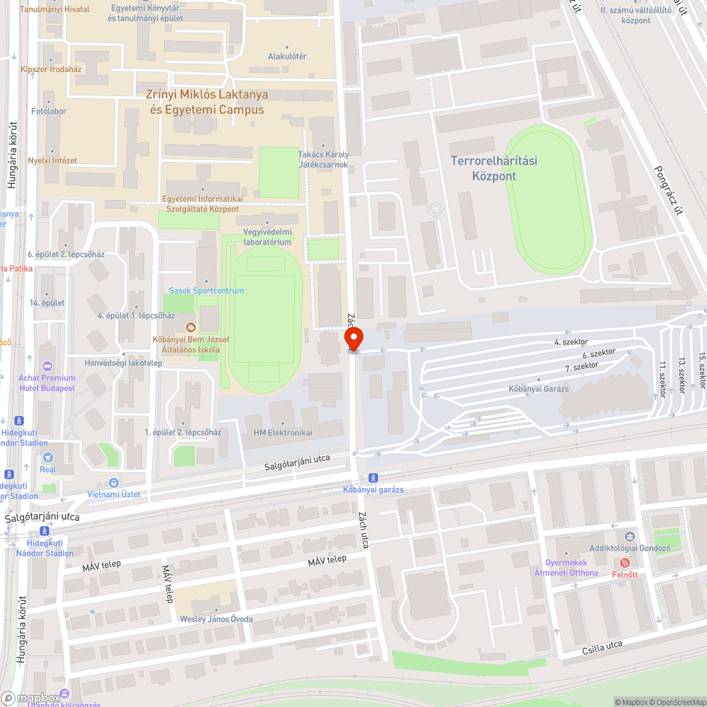 Sérült, használaton kívüli virágtartó bejelentés helye