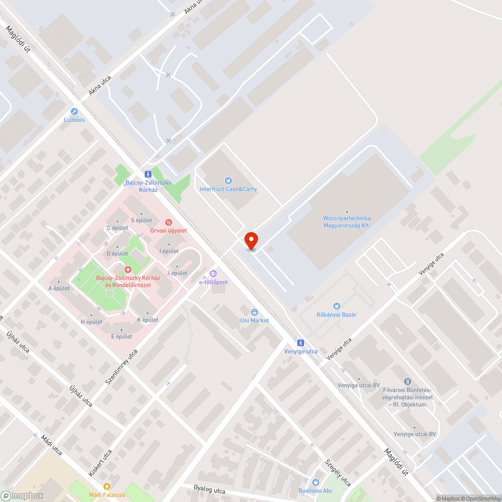 Egy roncs autó bejelentés helye