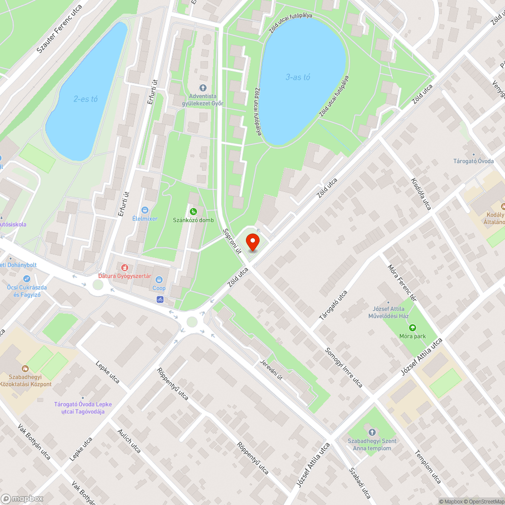 A tábla tartóoszlopa elrohadt bejelentés helye