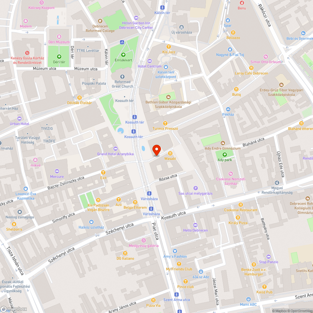 Hibás falikar bejelentés helye