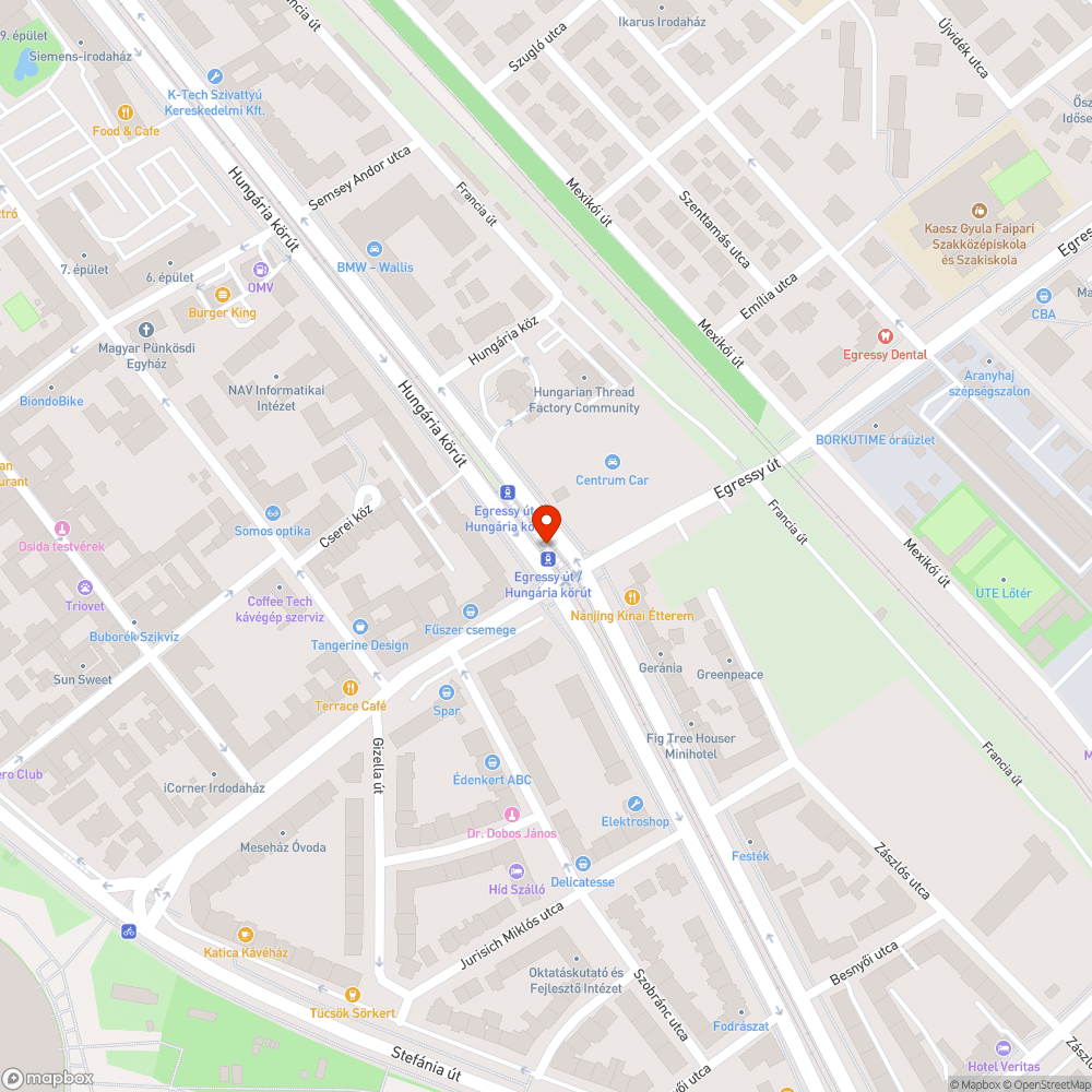 Összefirkált tábla bejelentés helye