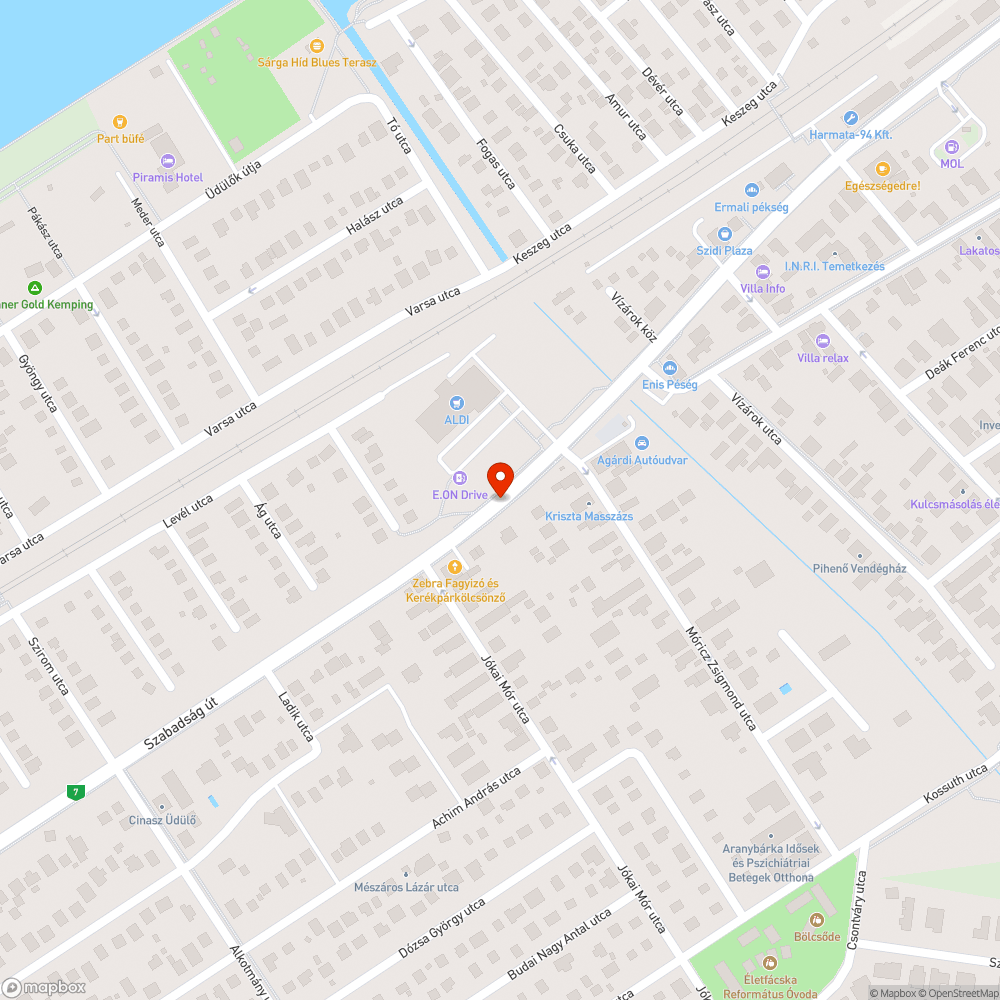 Sérült fedlap keret bejelentés helye