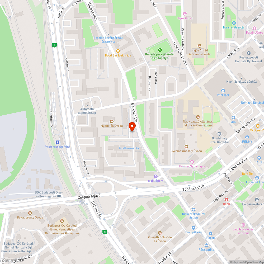 Zöldhulladék bejelentés helye