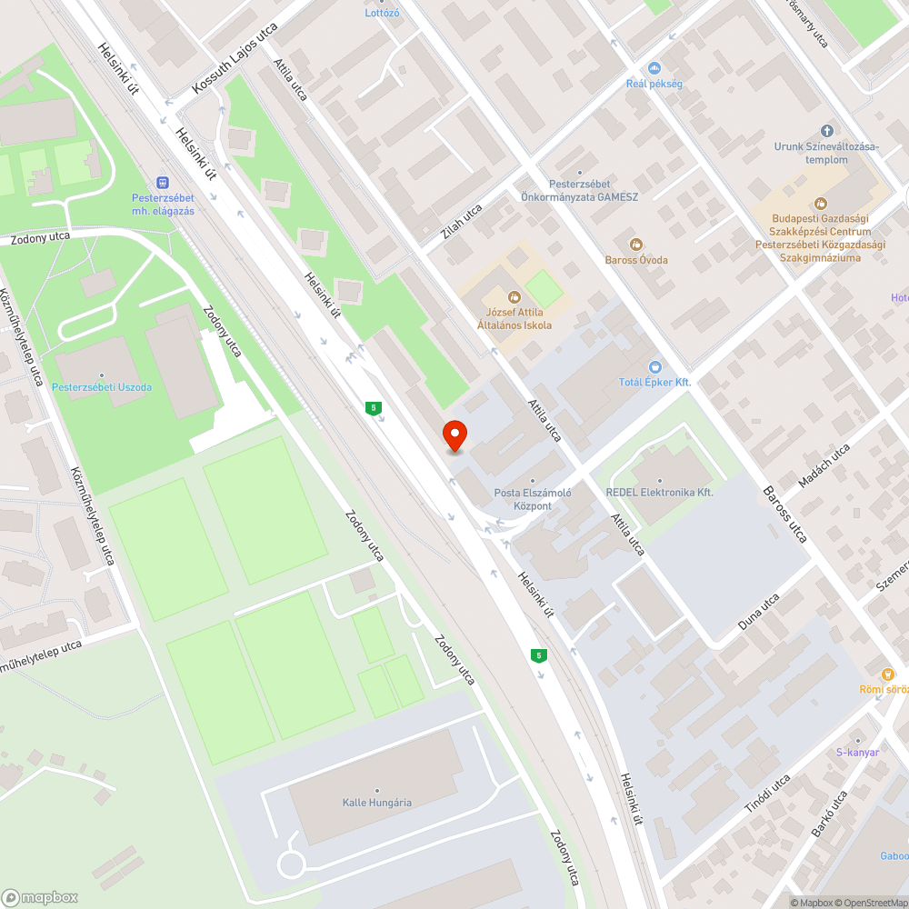 Gally által eltakart tábla bejelentés helye